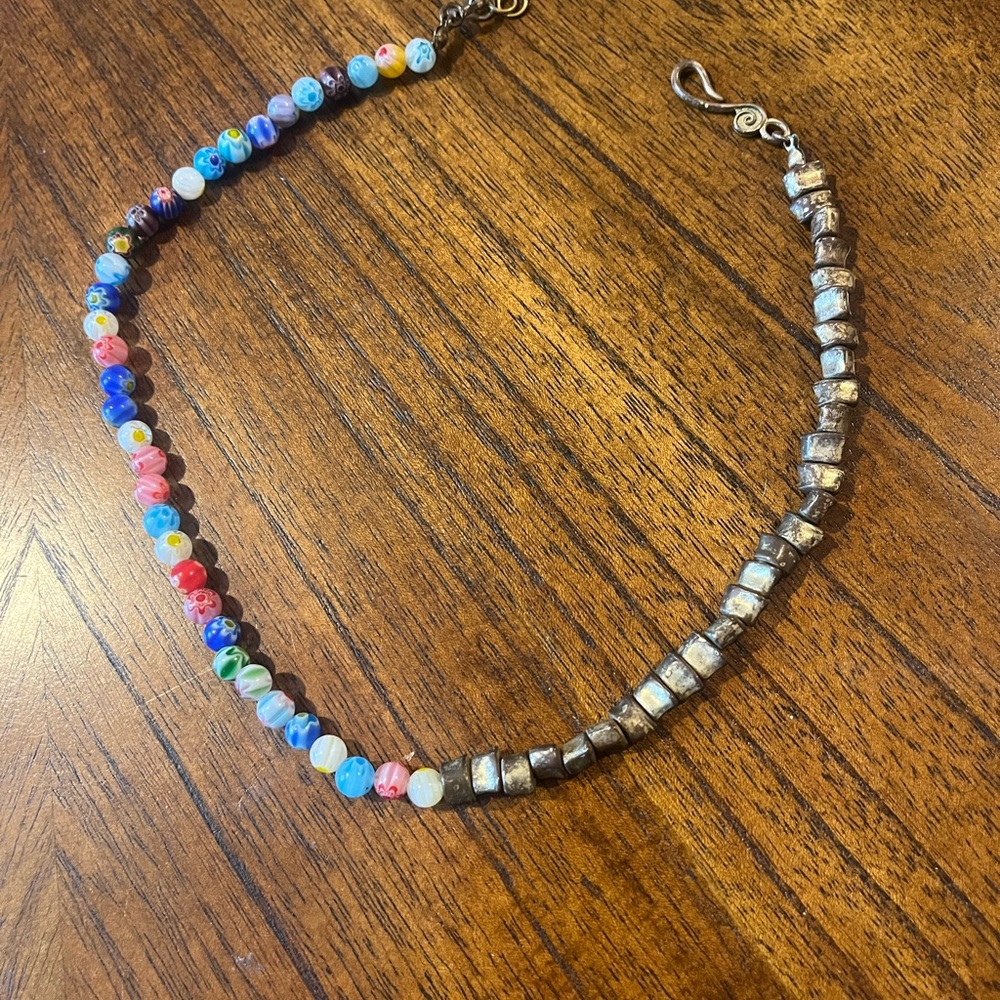 Colorful Beaded Choker Necklace